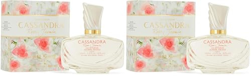 JEANNE ARTHES - Parfum Femme Cassandra Rose Jasmin - Eau de Parfum - Flacon Vaporisateur 100 ml - Fabriqué en France À Grasse (Lot de 2)