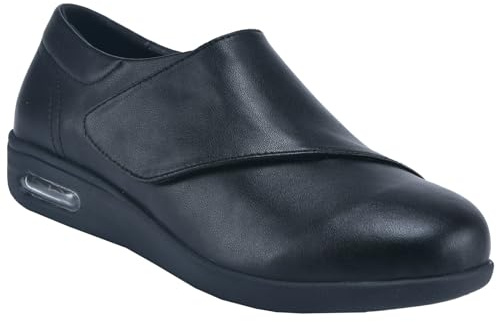 AEHO Zapatos para Enfermería Zapatos Mujer Comodos ortopédicos Deportivos para Caminar Zapatos OrtopéDicas Mujer DiabéTicos Zapatillas Caminar Mujer,Negro,35 EU