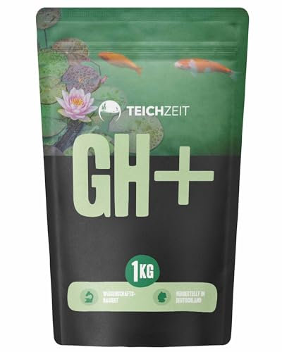 Stagno – GH+ Sale indurente | Aumento della durezza totale | Indurimento mirato nel laghetto e laghetto da giardino | 1 kg