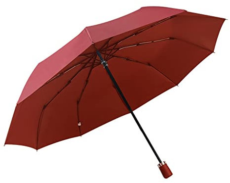 MYVVKIA Compact Umbrella for Travel Business Umbrella Ten Bone Color Plastic Parasol Sun Protection Three Fold Sunny Umbrella Outdoor Sun Umbrella Travel Umbrella