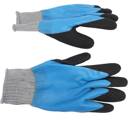 Fafeicy Isolierende Elektrikerhandschuhe, 1000V Hochspannungs-Gummi, Flammhemmend, Verschleißfest, Wasserdicht, Atmungsaktiv
