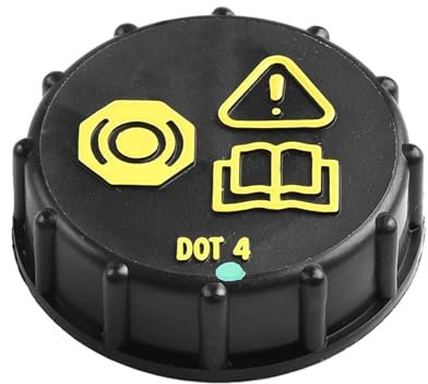 YAEGER Auto Tankdeckel Für Ford Für Focus MK2 MK3 Mk4 2005-2014 Bremsöltopfdeckel Bremsölbecher 6M512162AA Autobremsflüssigkeitsbehälterdeckel Tankdeckel Öleinfüllverschluss
