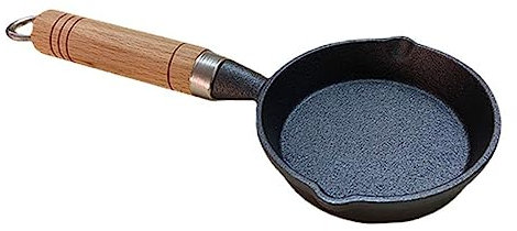 PHENOFICE Sartén Mini 10 Cm Hierro Fundido Calentamiento Uniforme Para Huevos Cocina Doméstica