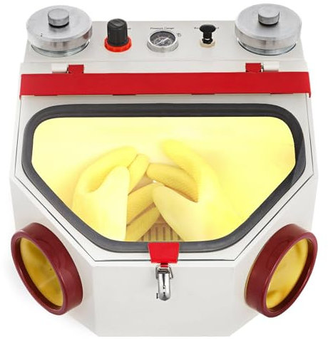 XNXYSMKJ Dental Double Pen Sandblaster,Sand Blasting Machine Jewelry Sandblasting Machine,Dental Tools Derusting Degreasing Descaling Sandblasting Equipment