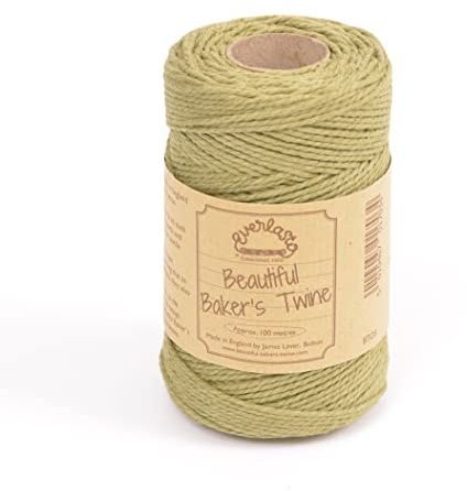 100m - Everlasto 'Solid' Beautiful Baker's Cotton Craft Twine (2mm approx) (OLIVE)