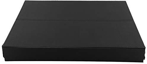 Dioche Brillenetui, Uhren-Organizer, 18 Fächer, Sonnenbrillen-Aufbewahrungsbox mit Metallknöpfen, mitteldichtes Faserplattenmaterial zur Aufbewahrung von Brillen, ca. 47 x 37 x 6 cm