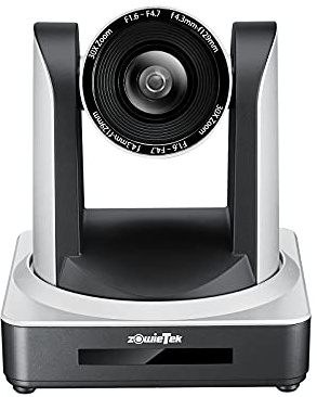 zowietek PTZ Pro Kamera 30X Live Streaming Kamera mit gleichzeitigen HDMI- und 3G-SDI-Ausgängen, PoE, IP-Steuerung, optischer Zoom Kirche IP