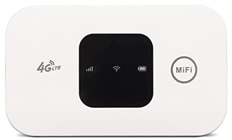 Punto de Acceso a Internet Portátil, Enrutador de Punto de Acceso WiFi Portátil Inalámbrico 4G, Punto de Acceso Móvil con Tarjeta SIM de 150Mbps Admite hasta 10 Usuarios de WiFi para Viajes en Autobús