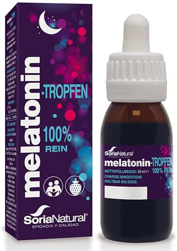 Melatonin Tropfen 330 Nächte - 50ml Melatonin Hochdosiert Um Besser zu Schlafen und Einen Tiefen, Erholsamen Schlaf zu genießen - Spray und Tabletten Alternative