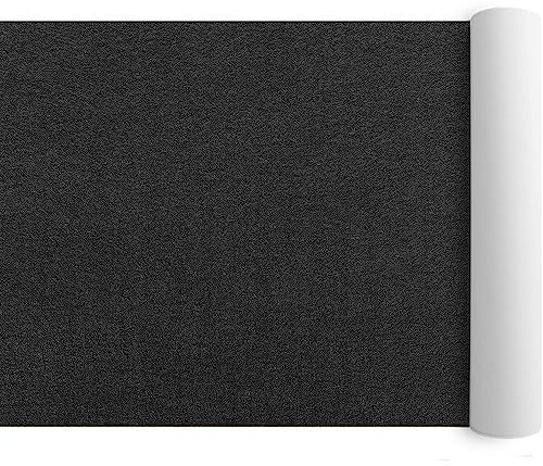 Filzgleiter Selbstklebend 20x200cm, Filz Selbstklebend Schwarz, Klebefilz Selbstklebend 2mm Dicke, Filzmatte Selbstklebend, Möbelgleiter Filz, Filzgleiter für Stühle, Möbel, Couch