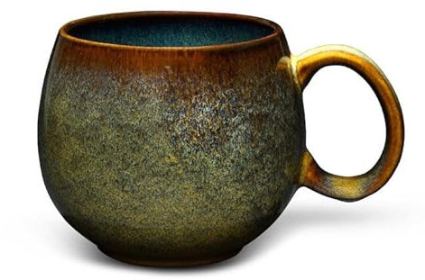 Teeladen Herzberg Maoci Tasse Jumbo 0,5 l Porcelaine Or vieilli avec dégradé de couleur