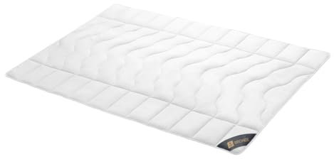 Spessarttraum Bettdecke Bronze, 155x220, Faserbettdecke, extraleichte Sommerdecke, 100% Polyester, Made in Germany, Oeko-TEX, Allergiker geeignet