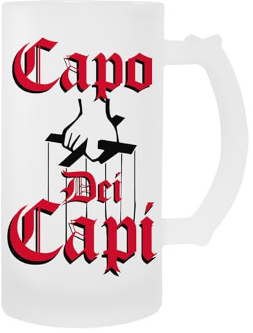 Capo Dei Capi Glas-Bierbecher Mit Henkel
