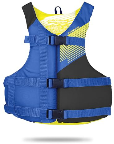 Stohlquist FIT Adult Life Jacket, US Coast Guard Approved Type III Life Vest, PFD for Men and Women, Easily Adjustable, Lightweight and High Buoyancy - Universal Fit (30-52 Chest)