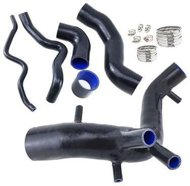 manguera de intercooler Compatible con Golf Jetta Bora GTI MK4 PQ34 1.8T Compatible con Audi A3 TT MK1 1.8T 180PS Kit de manguera de refuerzo de turbo de silicona Manguito Turbo
