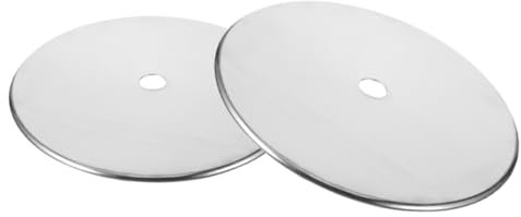 ABOOFAN 2pièces Plaque Adaptatrice Acier Inoxydable pour Induction Diffuseur de Chaleur Compatible avec Plaque à Induction et Table de Cuisson Accessoire de Cuisine
