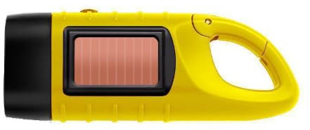 Dozylive Torcia LED d'Emergenza, Torcia Solare con Manovella con Pannello Solare per Campeggio Ciclismo Trekking Caccia Attività all'Aperta Esterni Attrezzatura di Emergenza