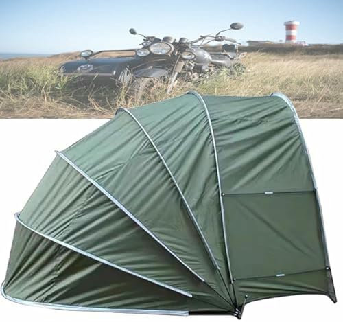 VYUJHNBG Tenda da tettoia per Moto, Copertura per Garage a Guscio Semi-Spirale, Tenda da Garage Versatile, per Il deposito di Moto