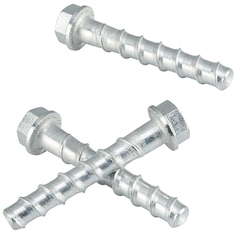 HROMIGRY 3/4 x 5 Concrete Screws (20 PCS) Concrete Anchor Bolts, Zinc Plated