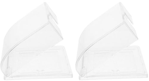 OATIPHO Copertura di Sicurezza per Prese Elettriche a di Set da 2 Pezzi Trasparente Protezione per Interruttori a Parete Facile da Installare per la Sicurezza Domestica
