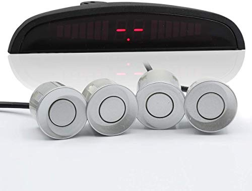 4 Parking Car Parking Sensor Kit LED Display View Reverse Backup Radar System Backup Sensor Reversing Sensors Universal Auto Radar Detector Sensors Radar Buzzer Beep-Beep Alarm Indicator