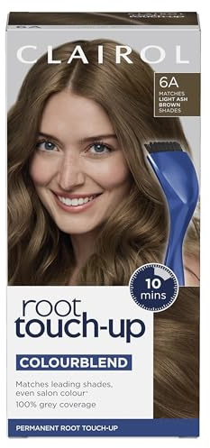 Clairol Root Touch-Up Permanent Hair Dye, 6A Light Ash Brown