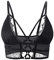 Buitifo Womens Cami Bra Criss Cross Eyelash Crop Top Bra Sexy Vest Bralette Busiter Lingerie (Black,XL)