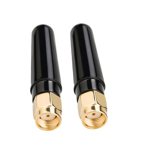 2 x mini wifi bluetooth dubbelbandantenn för router PC Asus ASRock Mini-ITX moderkort TuffTalk WiFi 6-kort FPV TX-sändare Thinkcentre RP-SMA Male Dipole Whip rundstrålande antenner