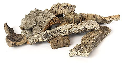 sphagnum-shop.com Naturprodukt der Korkeiche Korkstücke 1kg Korkrinde zur Dekoration und Terrarien - Kork zum Basteln oder für Vögel und Nager