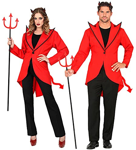 W WIDMANN MILANO Party Fashion - Kostüm Teufel, Frack, Hölle, Satan, Fasching, Halloween