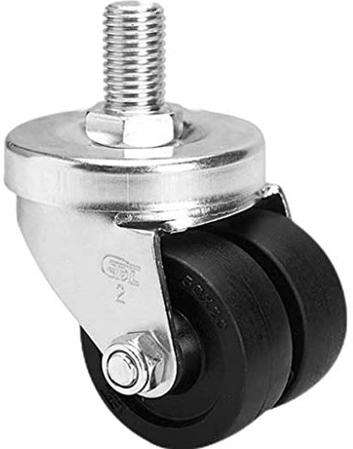 WZX Vite a baricentro Basso da 2 Pollici (50 mm) Ruota Universale Universale in Nylon per apparecchiature PA Carico 180 kg