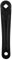 BOROCO 170mm Fahrrad Aluminium Legierung Links Einzelkette Kurbelarm Ersatz (Schwarz Rhombic Hole)