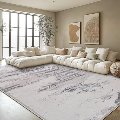 Large Rugs Living Room Carpet 200x300 Soft Memory Foam Short Pile Modern Abstract Area Rug for Bedroom Floor Mat for Indoor Decor