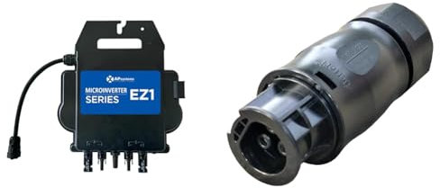 APsystems EZ1-M 800W Mikrowechselrichter & Betteri BC01 Netzanschluss Buchse Netzstecker AC 3-polig IP67