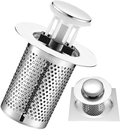 Bathtub Drain Strainer - Concealed Sink Drainer, Rust Proof Strainer | Easy Installation Sink Drain Strainer Anti-Lock Drain Strainer for Bathtub
