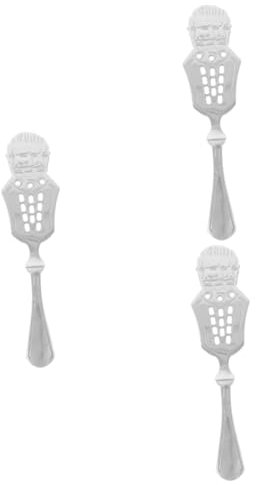 JECOMPRIS 3pcs Absinthe Dripper Bar Accessory Handheld Slotted Spoon Fine Strainer
