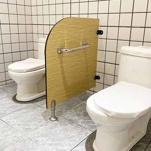 Urinal-Trennwand, Toilettentrennwand für Hotels/öffentliche Toiletten, wasserdichte Urinal-Trennwand, Urinal-Sichtschutz, für den Kindergarten im Home Office (Größe: 60 x 60 cm)