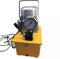 KEESUNG Bomba hidráulica eléctrica de 750 W, 700 bar, bomba hidráulica accionada eléctrica con válvula manual de motor hidráulico, bomba electrohidráulica, 1400 rpm (amarillo)