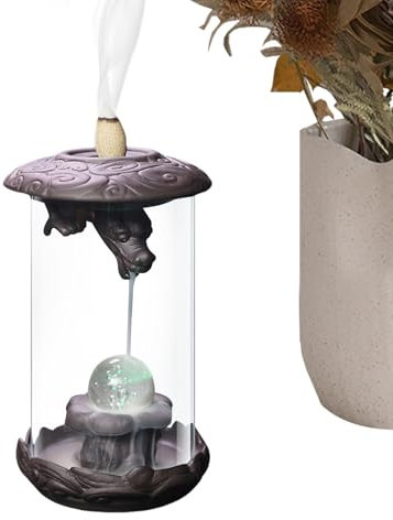 Rückfluss-Räuchergefäß, Drachen-Räucherstäbchenhalter, Wasserfall-Räuchergefäß, Kegel Räucherstäbchenhalter, Winddichtes Räucherkegel-Halter, Räucherkegel-Halter, Räucherkegel innen, Räuchergefäß im