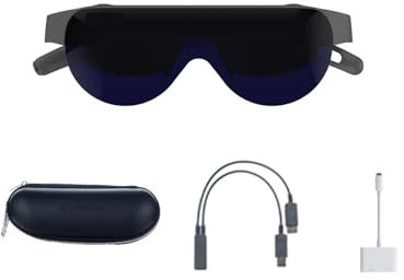 VEKELETE Occhiali AR Intelligenti Portatili 4K 120'' Schermo 3D visualizzazione Gioco proiettore(Flow iPhone Hub Set)