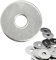 Flewdart rondelle acciaio M8 25pz, rondella piatta in acciaio inox 304 M8 x 30mm per dadi e bulloni