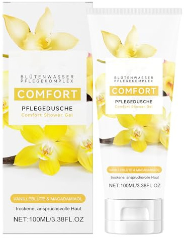 Douche Creme Extra Doux Vanille, Native Gel De Ducha Para Mujeres Y Hombres, Limpia Profundamente, Ofrece Suavidad, Pureza Y Frescura