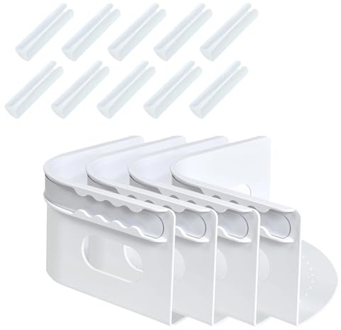 KRYMXAR Lot de 14 tendeurs de drap de lit pour éviter de glisser - Pour un changement facile de la parure de lit - Avec 4 attaches de drap et 10 tendeurs de drap