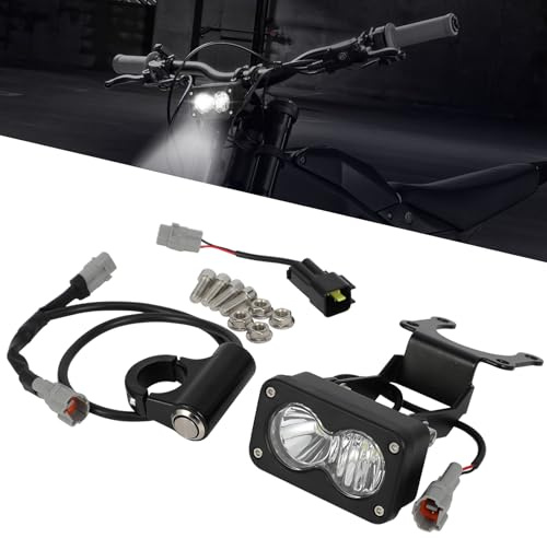 Motorcycle Headlight Kit For Sur Ron Light Bee S X Bright White | Motorcycle Headlamp LED With Plug And Play
