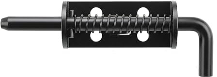 Mooche Federriegel Torriegel, Federbelastete Türriegel, Türschlösser, 9CM | Geeignet für Türen, Schuppentüren oder Heckklappen, Anhänger, Garagen