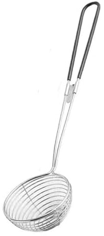 Gcljlmy Écumoire - Passoire - Louche à mousse - Petit accessoire de cuisine professionnel - Passoire métallique - Passoire en maille pour égoutter les aliments - Thé (diamètre 6 cm)