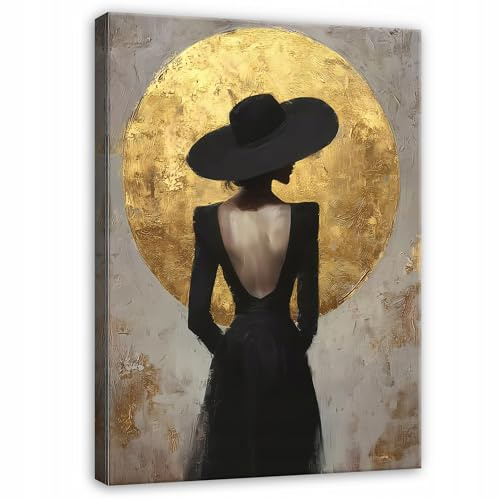 WallArena Leinwand Bilder 70x100 cm | Frau, Leinwandbilder, Bild auf leinwand, Format: 70x100 cm (BxH) - einteilig auf Canvas Leinwand. Das Leinwand