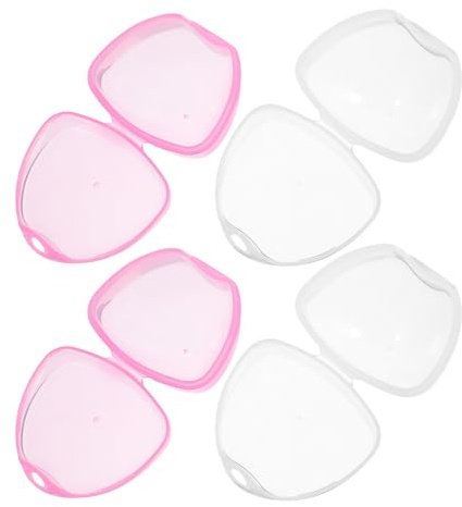 4 Stück Schnullerhalter Etui aus Pp für Unterwegs und Zuhause | Aufbewahrungsbox für Babyschnuller, Praktische Kasten für Kleine Teile, Sauber Verstaut, Leicht zu Tragen