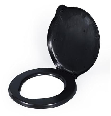Portable Emergencies Toilet Seats Outdoor Camping Snapping On Luggable Loo Covers with Lid Portable Toilet with Lid