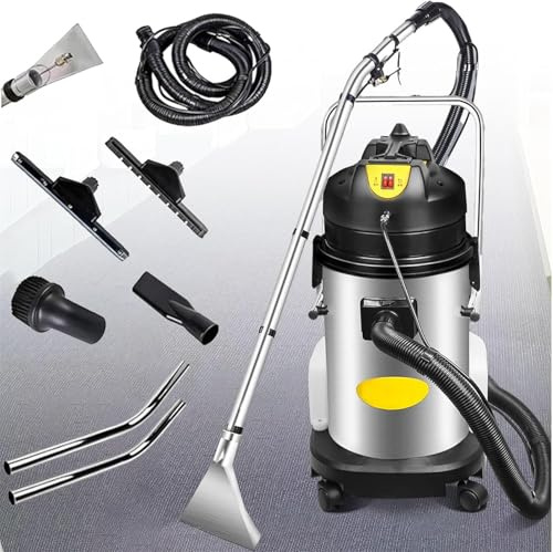 3 in 1 Carpet Cleaning Machine, Wet Dry Vacuum Cleaner with 2 Independent Water Tanks for Carpet, Floor, Sofa, and Curtain, Powerful Cleaning 30L